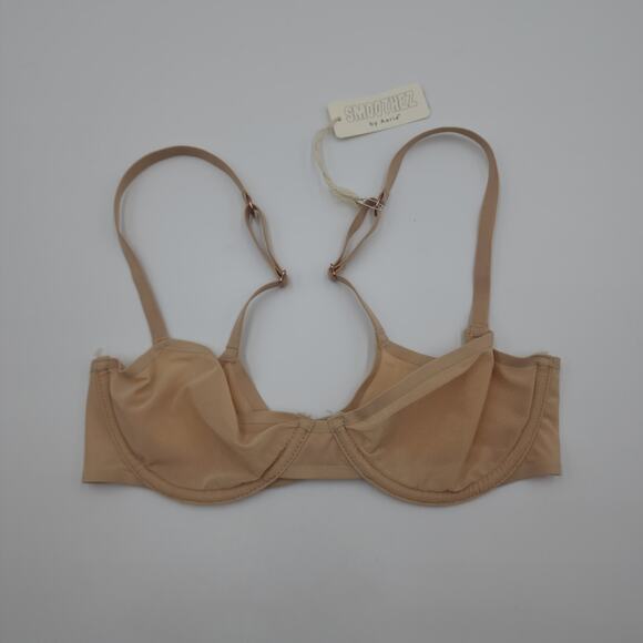 Aerie SMOOTHEZ Unlined Balconette Bra in Sand Size 32B - Picture 1 of 8